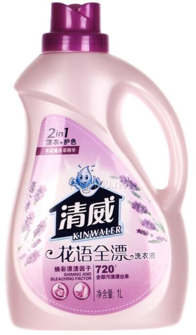 2000ml	清威花語(yǔ)凈柔洗衣液批發(fā)代理